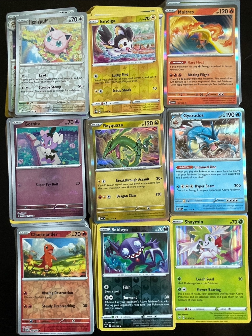 Pokemon TCG 500 Card Lot - Holos, Reverse Holos, Rare Foils Only